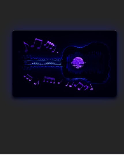 Guitar RGB Wall Light – LED Wall Art Decor