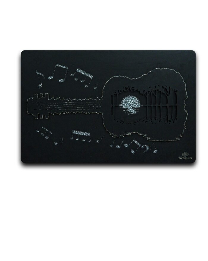 Guitar RGB Wall Light – LED Wall Art Decor - Image 2