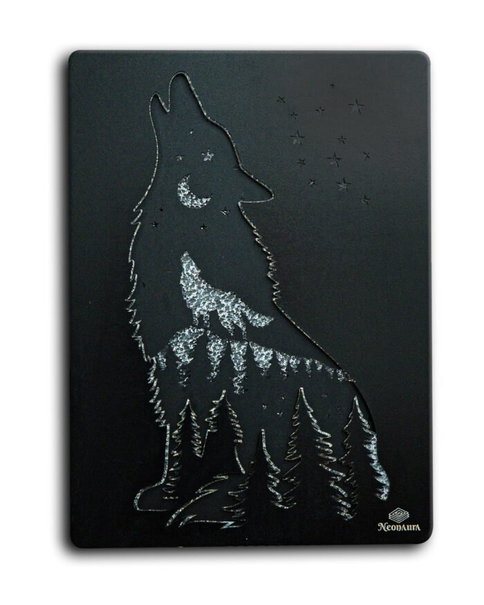 Wolf RGB Wall Light – LED Wall Art Decor - Image 2