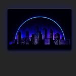 Buildings RGB Wall Light – LED Wall Art Decor